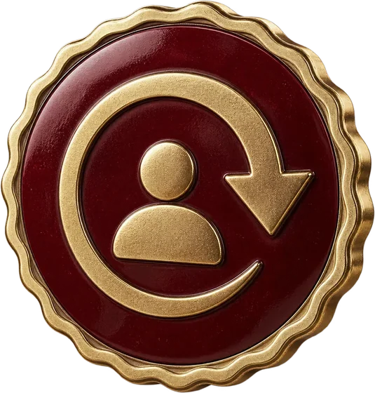 Gold rings with arrows and a parcel